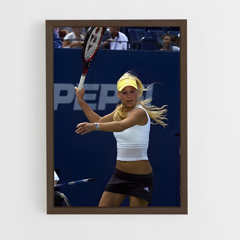 Poster Anna kournikova service – affiche Tennis (vue 5)